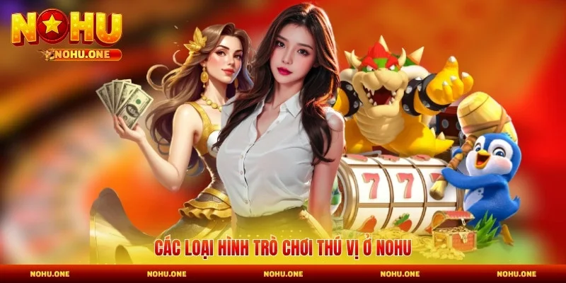 Các loại hình trò chơi thú vị ở Nohu
