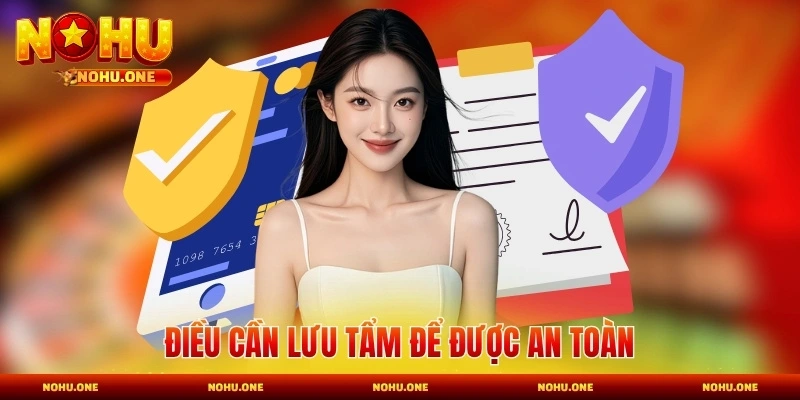Điều cần lưu tẩm để được an toàn