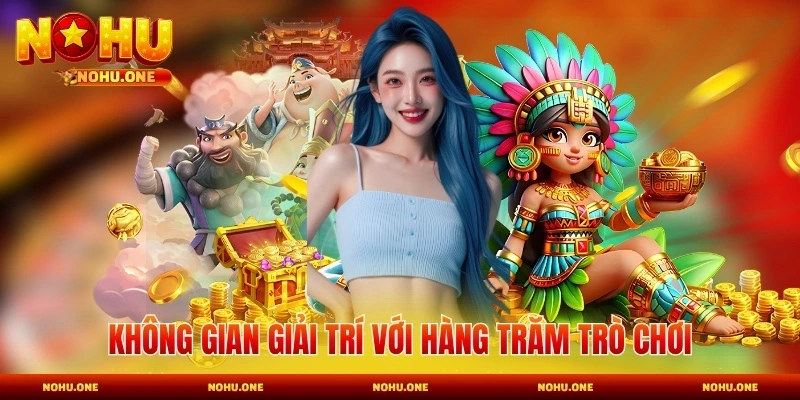Không gian giải trí với hàng trăm trò chơi nổ hũ JILI hấp dẫn